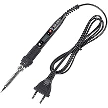 Breliter Soldering Iron 80W - Adjustable Temperature Electric Solder Gun Welding Kit with LCD Digital Display, Black