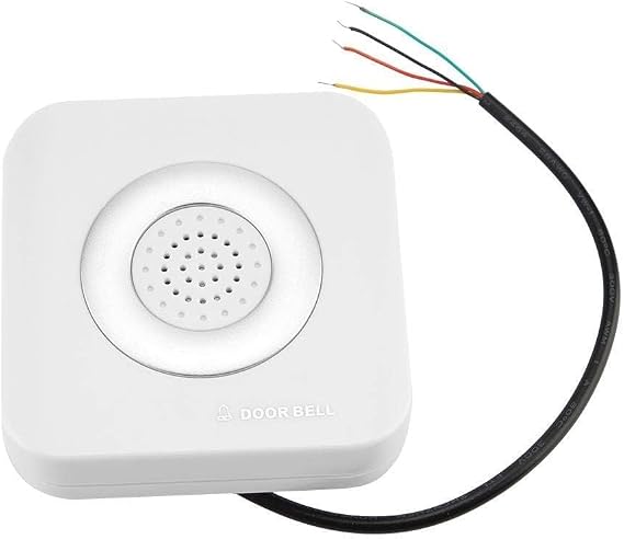 12V Wired Doorbell Home Access Control System Four-Wire doorbell Supporting No Install Battery Door Chime External kit