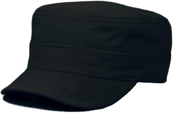 Black Castro Hat Castro Hat Black Color Summer Fabric