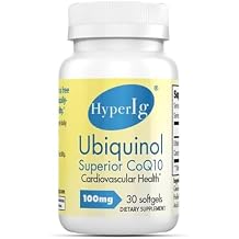 Ubiquinol CoQ10 100mg | High Absorption & Superior Bioavailability | Supports Heart, Brain & Lung Health, Energy, Antioxidant Protection | Non-GMO, Gluten-Free, Kosher, 30 Softgels