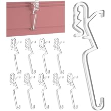 10 Pcs Blinds Valance Clips Compatible with Hunter Douglas Blind, Clear Valance Clips Fit for Country Woods and Faux Wood Blinds, Clip for Blind Header