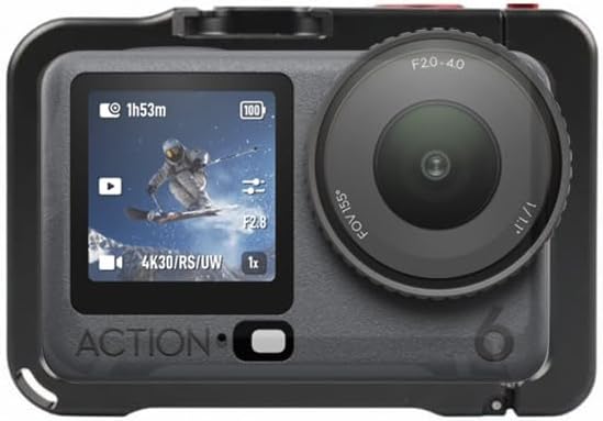 Osmo Action 6 Metal Cage – (DJI Osmo Action 6 Uyumlu) Alüminyum Koruyucu Çerçeve, Aksesuar Montaj Destekli