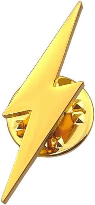 Snatainless Steel Lightning Mark Brooch and Pin