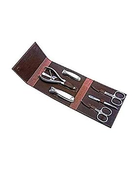 NIEGELOH Niegeloh Havana Xl 7pc Manicure Set In High Quality Leather Case, 1 count