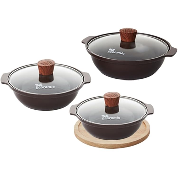 Ecoramic IH Clay Pot 4-piece Set
