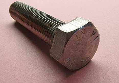 Metric A2 18-8 Stainless Steel Hex Bolts FT M24 x 3 mm x 110 mm Long 1 pc
