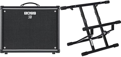 Boss Katana Gen 3 100W 1x12 Combo Guitar Amplifier with BAS-1 Amplifier Stand Bundle