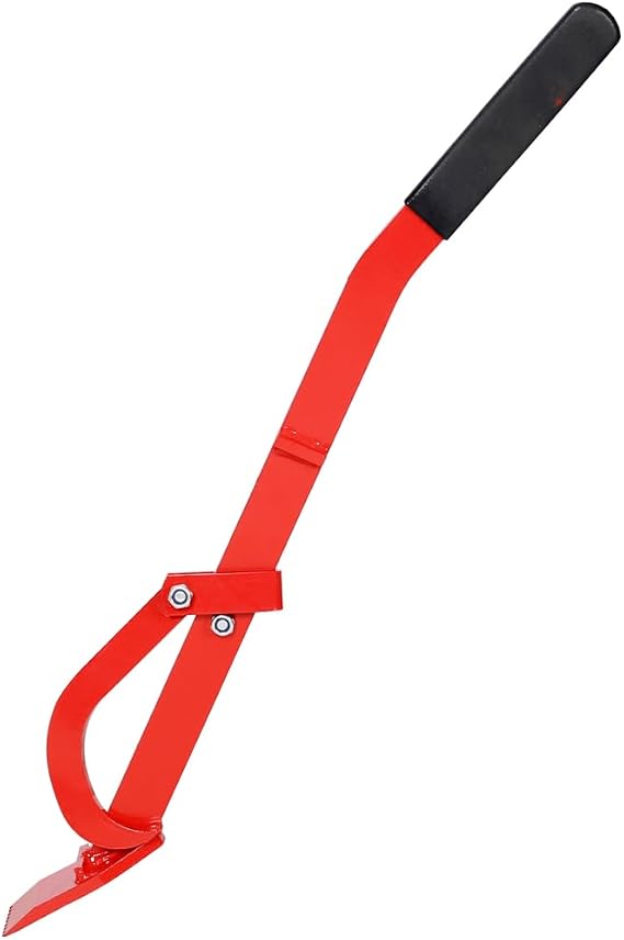 Hookaroon Logging Tool, Premium Tree Felling Lever with Ergonomic Bent Handle, Heavy-Duty Forged High-Carbon Steel, Non-Slip Grip for Log Rolling & Cutting (31.5 inch)