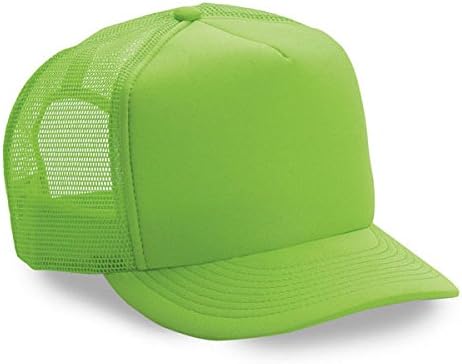 ThatsRad Blank Neon Mesh Trucker Hat Cap