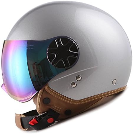 1STORM Motorcycle Scooter Bike Open FACE/Half FACE Helmet Classic