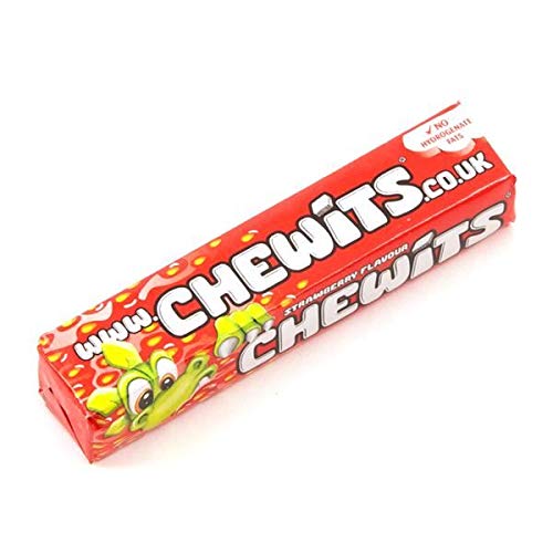 Chewits Strawberry Sticks - 30g - Pack of 12