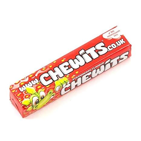 Chewits Strawberry Sticks - 30g - Pack of 1