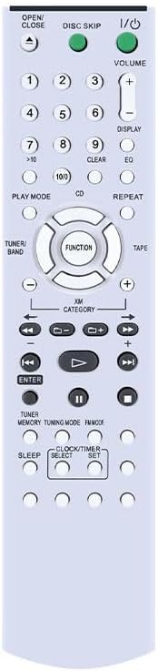 Remote Control for Sony MHC-GNX880 LBT-ZX9 HCD-RG575 HCD-GNX60 HCD-GNX700 MHC-GNX100 MHC-GNX90 MHC-GNX77 MHC-GX9900 MHC-GNX66 MHC-AG220 MHC-GX45 MHC-GX35 RM-SRB5 Micro Hi-Fi Audio System