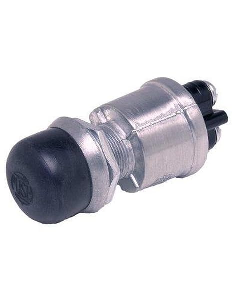 Cole Hersee 90030-BP Push-Button Switch with Screw-On Cap