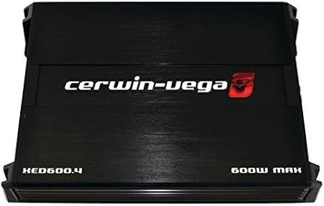 Cerwin-Vega Xed600.4 Xed 600-Watt Class Ab Amp (4 Channels, 600W Max)