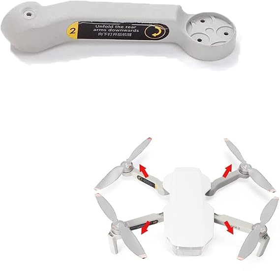 zalati Arm Shell without Motor Replacement Arms Cover Accessories Repair Parts Compatible with DJI Mavic Mini 2/ Mini SE - Back Right