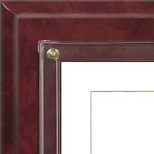 Walnut Grove Slide-in Certificate Plaque and Document Holder (5 Pack-Satin Black)