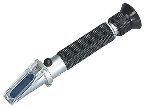 Extech RF20 Salinity Refractometer with ATC, PPT and Specific Gravity | Salinity 0-100 ppt and specific gravity 1.000-1.070, automatic temperature compensation, two-drop, case