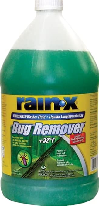 WF RX Original Windshield Washer Fluid, Removes Grime, Improves Driving Visibility (32degree F) - 1 Gal, 128 Fl Oz (Pack of 1), RX68806