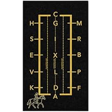 Dielianyi Dressage Rug 3660 Heavy Duty Outdoor Practice Mat for Horse, Dressage Test Training Floor Mat, Portable Stall or Horse Trailer Rug