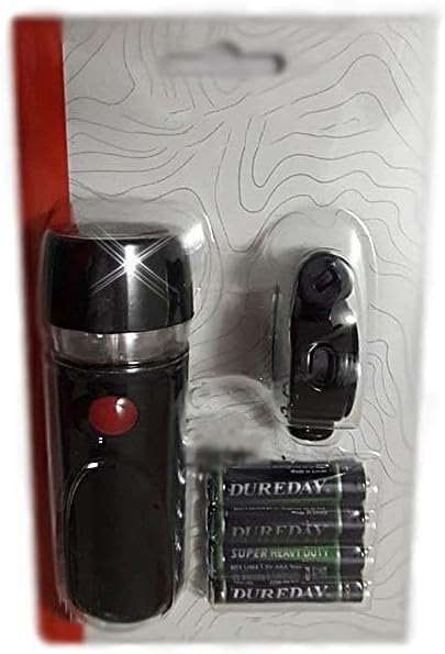 Led Bisiklet Lambası Feneri Ön Far Beyaz Renkli 3 Mod Pilli