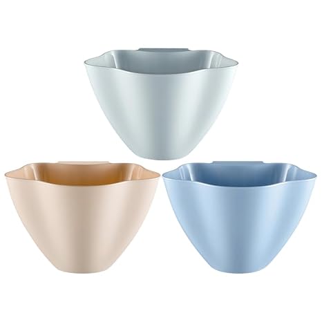 Hanging Kitchen Trash can: 3 Pack Small Cabinet Door Bin Set, Over the Counter Garbage Waste Basket for Rv, Bathroom Vanity and Under Sink Prep
