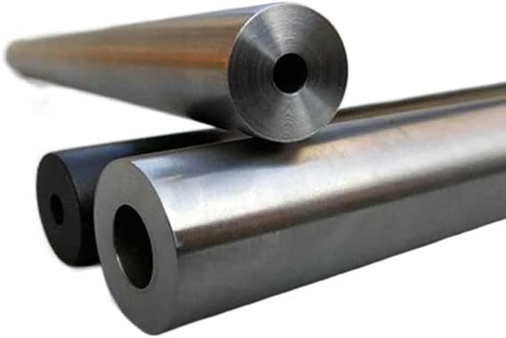 16mm OD x 5.5mm ID Steel Pipe, 20cm Length, Silver, 1PC