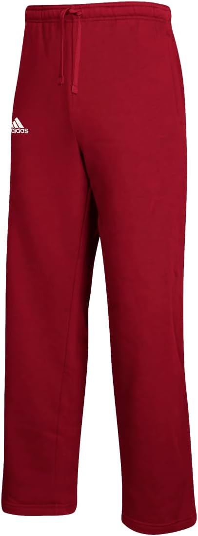 adidas Men's New Fleece Pants Red XL Medium