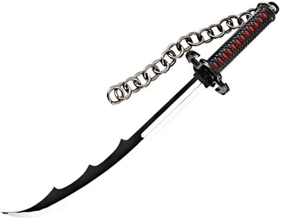 FunBoat Ichigo Bankai Sword Tensa Zangetsu Keychain - The Dual Zangets Blades Chains - Anime Collection Gifts for Men and Fans