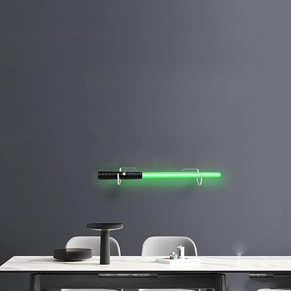 WANLIAN Lightsaber Wall Mount, Lightsaber Stand ,Suitable for Lightsaber Stand, Lightsaber Display Swords, Light Saber, Sword, Wall Bracket (1 large transparent)