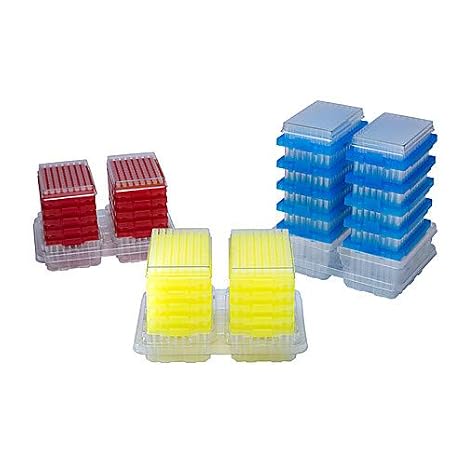 4348N00-110LF Sharp Elite Low-Retention Clean Pack Reloads Tips, Clear, Graduated, X, 1000L Capacity, Pack of 4800