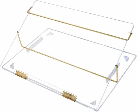 Pure Acrylic Table top Elevator Writing Desk Small Size 16 * 12 INCHES |8 mm Thickness