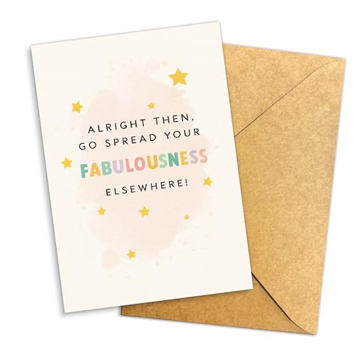 Funny Leaving Card for Coworker, Humor Going Away Cards for Him Her, Farewell Card for Work Friend, Gift for Colleague Leaving Humor Retirement Going Away Cards for Him Her New job card