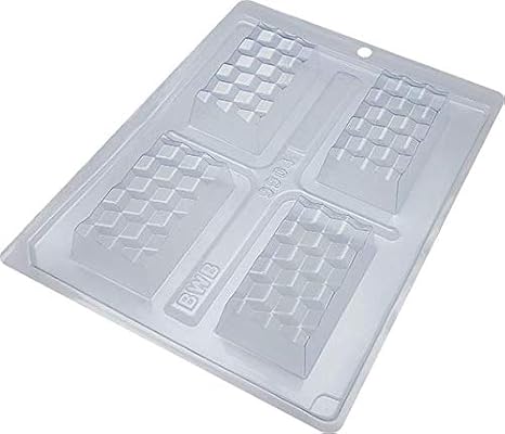 Mini 3D Chocolate Bar - BWB - 3 Piece Chocolate Mold