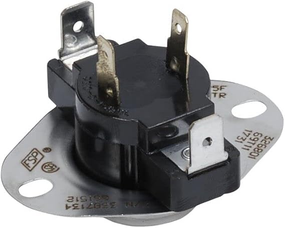 Whirlpool WP3387134 Genuine OEM Dryer Cycling Thermostat Replacement Part - Replaces 306910, 3387135, 3387139, and more