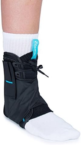 Ossur FormFit Ankle Brace with Figure 8 Strapping | For Post Injury or Preventive Use in Basketball, Soccer, Football| Lightweight Material | Quick Lace Up & Inversion/Eversion Control | (Large)
