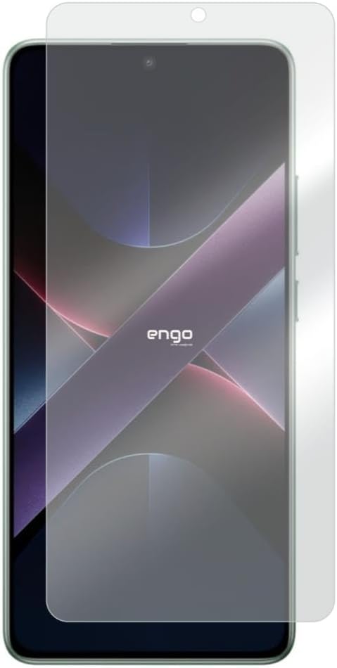 Engo Poco X7 Pro İle Uyumlu Mat Ekran Koruyucu Parmak İzi Bırakmayan Parlama Önleyici Koruma, 9H Temperli Nano Cam