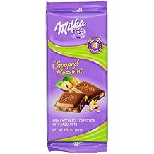 Milka Milk Chocolate with Chopped Hazelnuts, 3.52-Ounce Bars (Pack of 10)