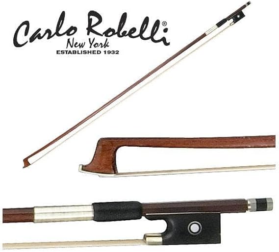 Carlo Robelli Brazilwood Violin Bow 1/4