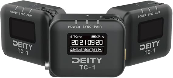 Deity Wirless Timecode Box Kit 3pcs 2.4G Radio,Timecode Accuracy 0.5ppm