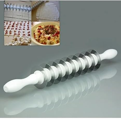 9-Blade Mantimat Manti Cutter Roller Dough Cutting Apparatus