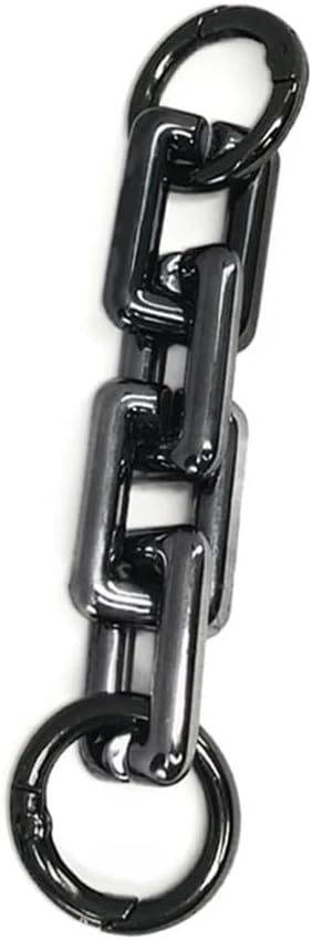 bag strap 1pc Bag Extension Chain Replacement Purse Chain Strap Extender Bag Strap Accessory for Crossbody Bag Handbag Shoulder Bag replacement bag strap(Black)