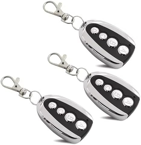 433Mhz Wireless Clone Remote Control Switch,3PCS Extender Kit Universal Duplicator,Copy Cloning Universal Key Fob Remote Control for Electric Garage Gate Door Control Opener Replacement
