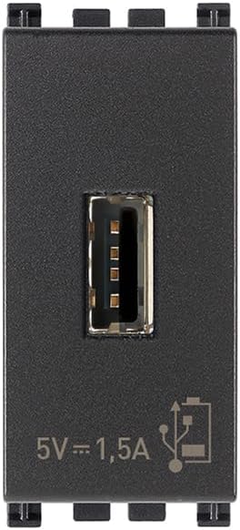 VIMAR 19292 Arke USB Powered 1 M, Grey