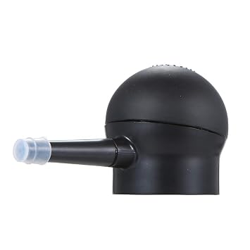 immetee Hair Fibers Pump Fiber Applicator, Spray Application Atomizador Nozzle for Hair Building Fibers Hair Thickening Tools(BLACK)