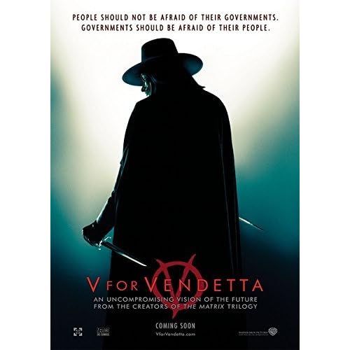 V for Vendetta 2005 vintage movie poster 24x36inch 01