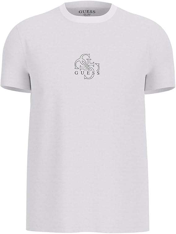 GUESS Men's Eco Short Sleeve Basic Quattro G Tee