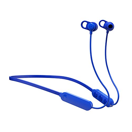 Skullcandy Jib in-Ear Wireless Earbuds, 6 Hr Battery, Microphone, Works with iPhone Android and Bluetooth Devices - Blue