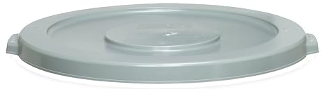 Huskee Round Trash Can Lid, 44 Gallon, Grey