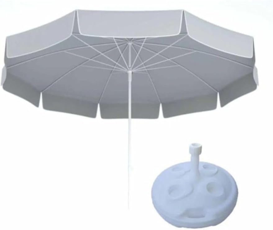 Esk Beach Garden Umbrella 200 Cm Diameter, Thick Fabric, 10 Strands (Bidon included)